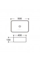 Раковина Avimano Vision 1245021 накладная белый матовый