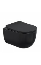 Унитаз BERGES VENTAS Black Rimless 49 см подвесной Унитаз BERGES VENTAS Black Rimless 49 см подвесной