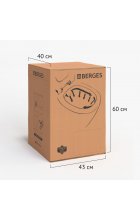 Унитаз BERGES EGO XL Rimless 54 см, кашемир, подвесной