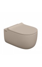 Унитаз BERGES EGO XL Rimless 54 см, жасмин, подвесной