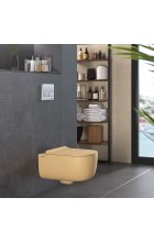 Унитаз BERGES EGO XL Rimless 54 см, кашемир, подвесной