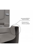 Унитаз BERGES EGO XL Rimless 54 см, серый, подвесной