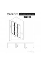 Душевая шторка BERGES CITY 2.0 900