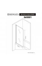 Душевая шторка BERGES RIVER 800