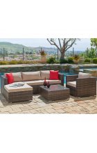 Комплект мебели Афина Мебель YR821 Light Brown