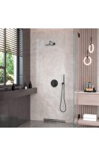 Душевой комплект BERGES VENTAS 2R BLACK, черный матовый