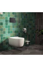 Комплект BERGES Инсталляция NOVUM + Кнопка смыва L5 черный Soft Touch