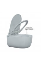 Комплект BERGES Инсталляция NOVUM525 + Подвесной унитаз EGO Rimless + Кнопка смыва F3 хром глянец