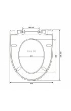 Комплект BERGES Инсталляция NOVUM525 + Подвесной унитаз EGO Rimless + Кнопка смыва L3 хром глянец (Toma SO)