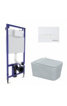 Комплект BERGES Инсталляция NOVUM525 + Подвесной унитаз FLOE Rimless + Кнопка смыва L1 белая Комплект BERGES Инсталляция NOVUM525 + Подвесной унитаз FLOE Rimless + Кнопка смыва L1 белая