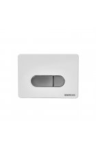 Комплект BERGES Инсталляция NOVUM + Подвесной унитаз ALBIT S + Кнопка смыва D7 белая/хром