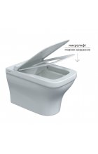 Комплект BERGES Инсталляция NOVUM525 + Подвесной унитаз STRATI Rimless + Кнопка смыва L1 белая