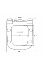 Комплект BERGES Инсталляция NOVUM525 + Подвесной унитаз STRATI Rimless + Кнопка смыва L1 белая