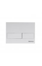 Комплект BERGES Инсталляция NOVUM525 + Подвесной унитаз STRATI Rimless + Кнопка смыва L4 белая Soft Touch