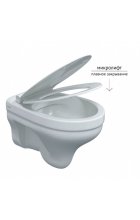 Комплект BERGES Инсталляция NOVUM + Подвесной унитаз ALBIT S + Кнопка смыва D7 белая/хром