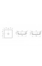 Раковина Ambassador Conrad 226T20002 белая накладная