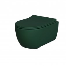 Унитаз Ambassador Abner 103T20701R подвесной зеленый безободковый с тонким сиденьем