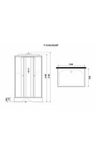 Душевая кабина Niagara Promo P110/80/26Q/MT