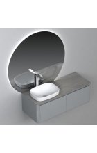 Комплект мебели для ванной Black&White U915.1200 L/R