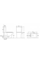 Унитаз напольный ESBANO DUERO (Матовый черный)