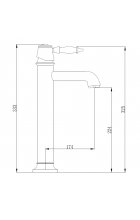 Смеситель BOCH MANN MARBELLA Nero BM8730 для умывальника