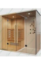 Инфракрасная сауна Banff с душевой кабиной GSI-504