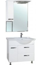 Зеркало-шкаф Bellezza Балтика 90L белое