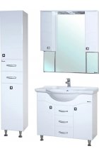 Тумба с раковиной Bellezza Джулия 105 напольная белая