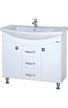 Тумба с раковиной Bellezza Джулия 105 напольная белая Тумба с раковиной Bellezza Джулия 105 напольная белая