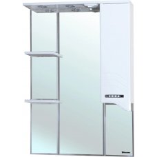 Зеркало-шкаф Bellezza Дрея 75R белое с подсветкой