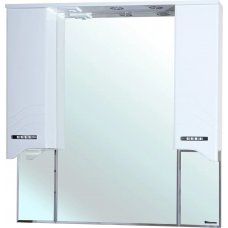 Зеркало-шкаф Bellezza Дрея 105 белое с подсветкой