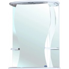 Зеркало Bellezza Карина 55L белое с подсветкой