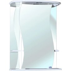 Зеркало Bellezza Лиана 55L белое с подсветкой