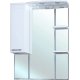 Зеркало-шкаф Bellezza Коралл 85L белое с подсветкой