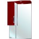 Зеркало-шкаф Bellezza Лагуна 65L красное с подсветкой