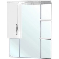 Зеркало-шкаф Bellezza Лагуна 75L белое с подсветкой