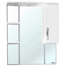 Зеркало-шкаф Bellezza Лагуна 75R белое с подсветкой