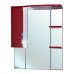 Зеркало-шкаф Bellezza Лагуна 75L красное с подсветкой