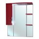 Зеркало-шкаф Bellezza Лагуна 75L красное с подсветкой