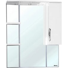 Зеркало-шкаф Bellezza Лагуна 85R белое с подсветкой