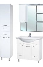 Зеркало-шкаф Bellezza Мари 85L белое