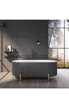 Акриловая ванна Black&White SB310 Grey 170х78 Акриловая ванна Black&White SB310 Grey 170х78