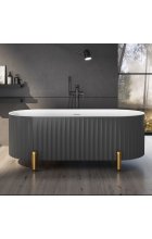 Акриловая ванна Black&White SB310 Grey 170х78