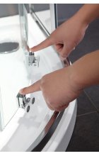 Душевой уголок Black&White S101-1000