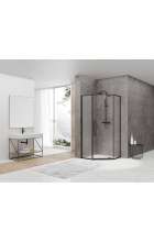 Душевой уголок Black&White S875-900
