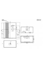 Душевая кабина Black&White G8030