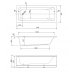Акриловая ванна CEZARES PLANE SOLO MINI-170-70-42