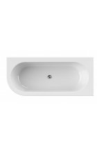 Акриловая ванна CEZARES SLIM CORNER-180-80-60-R-NERO
