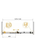 Душевая дверь CEZARES STYLUS-SOFT-BF-1-110-C-Cr