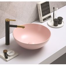 Раковина для ванной CeramaLux 104MP-3 розовый 